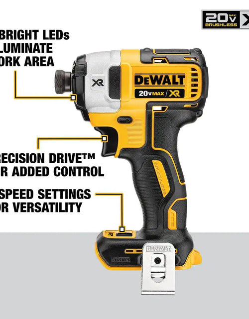 Load image into Gallery viewer, 20V Maximum Lithium-Ion Cordless 4 Tool Combo Kit with 4Ah Battery, 2Ah Battery, Charger, and Bag
