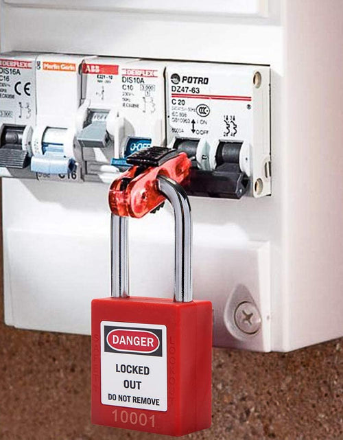 Load image into Gallery viewer, Lockout Tagout Locks Lockout Locks Keyed Different Safety Padlocks Loto Locks for Lock Out Tag Out (10,Red)
