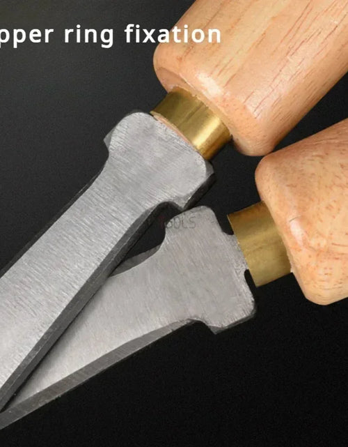 Load image into Gallery viewer, High Speed Steel Fishtail Chisel Woodworking Wood Carving Chisels for Basic Carpentry Cut Tool Detailed Household Hand Tools DIY
