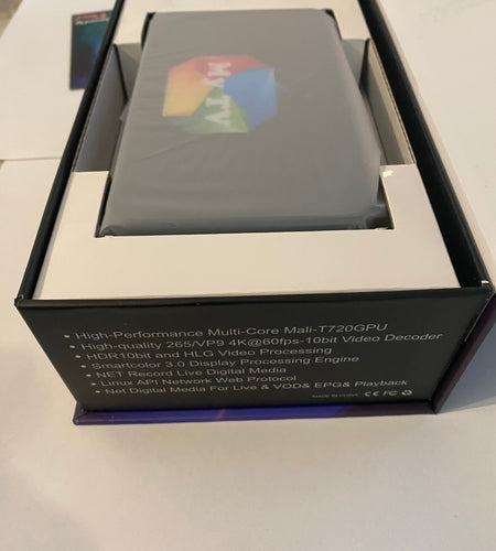 MY TV HS818 PRO Android TV Box. 6 Months Free 4500 Worldwide Channels Included Caribbean. Plus Details When it Expired to Renew. 5G WiFi, 4K Ultra HD, Quad Core Android 9.1/Linux, Voice Control.