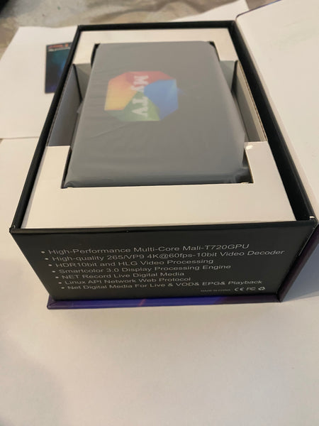 MY TV HS818 PRO Android TV Box. 6 Months Free 4500 Worldwide Channels Included Caribbean. Plus Details When it Expired to Renew. 5G WiFi, 4K Ultra HD, Quad Core Android 9.1/Linux, Voice Control.